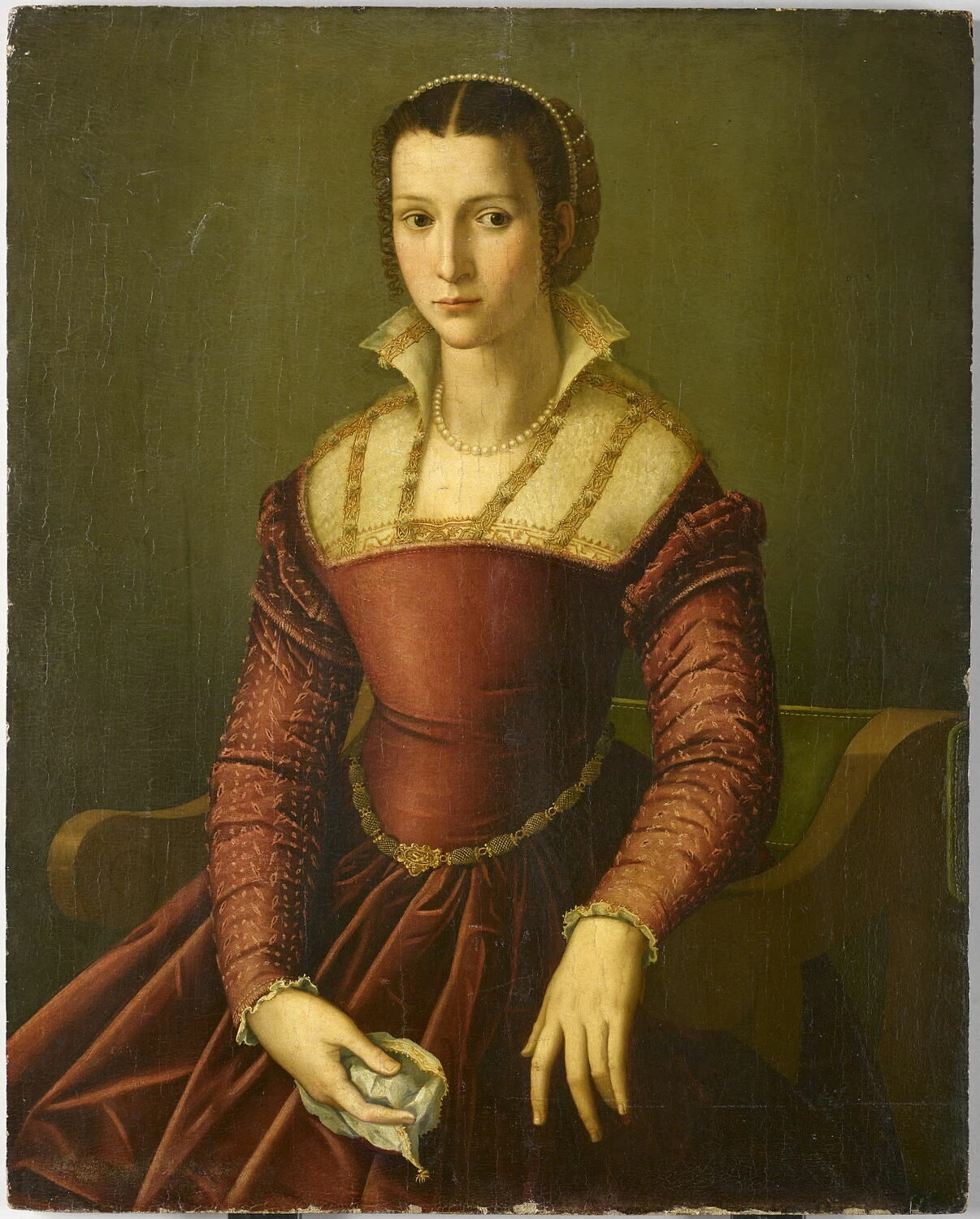  194-Agnolo Bronzino-Ritratto di giovane onna- Louvre, Parigi 